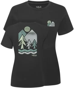 Rab T-Shirts & Baselayers-Womens Tuku Vista Tee - Beluga