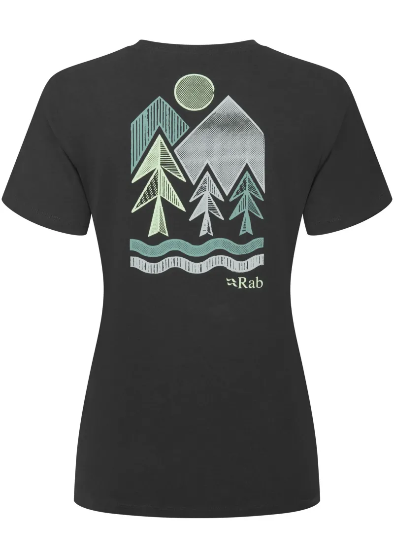 Rab T-Shirts & Baselayers-Womens Tuku Vista Tee - Beluga