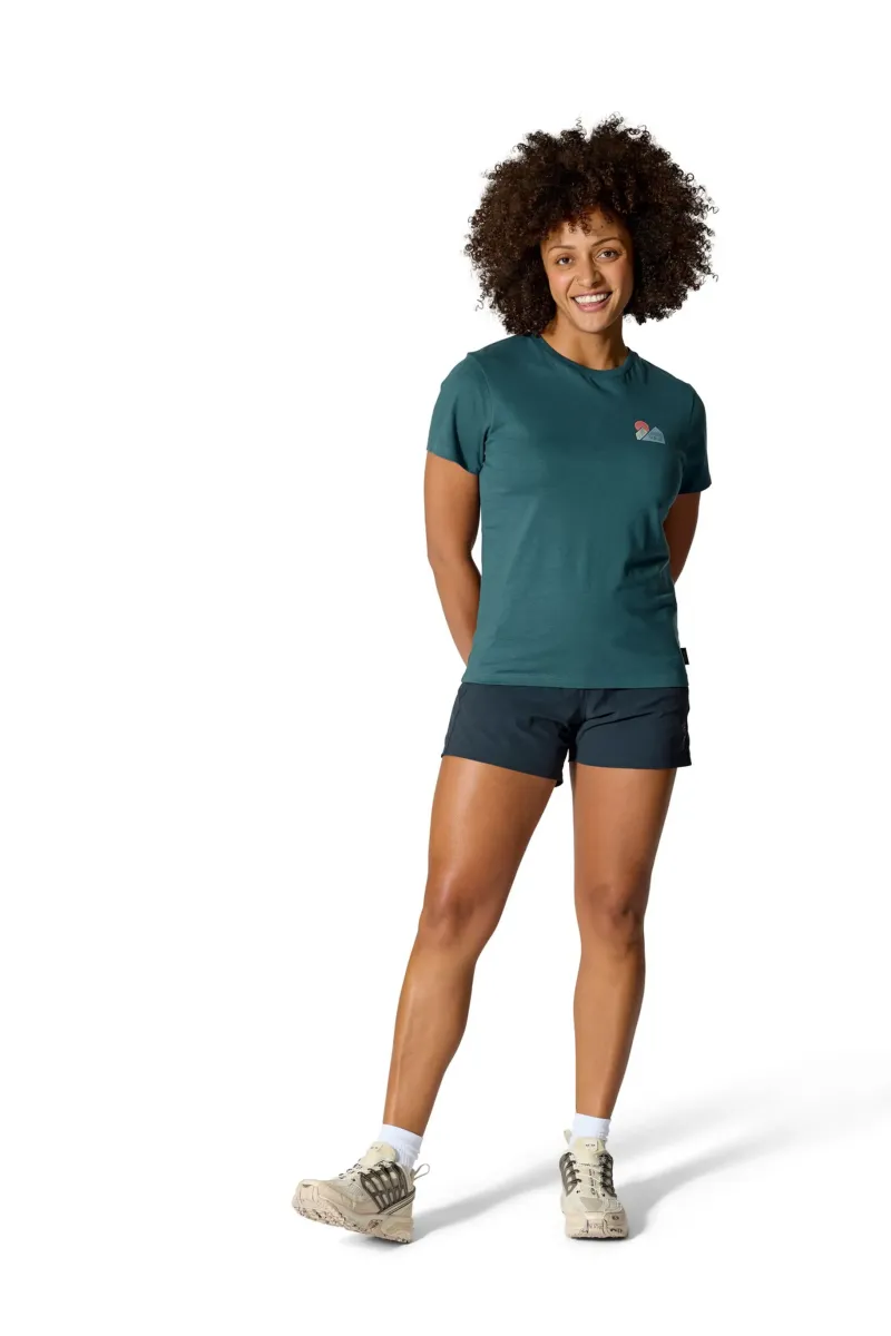 Rab T-Shirts & Baselayers-Womens Tuku Vista Tee - Orion Blue
