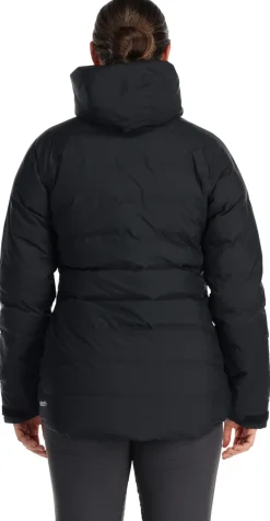 Rab Insulated Jackets-Womens Valiance Jacket - Black - Aquamarine