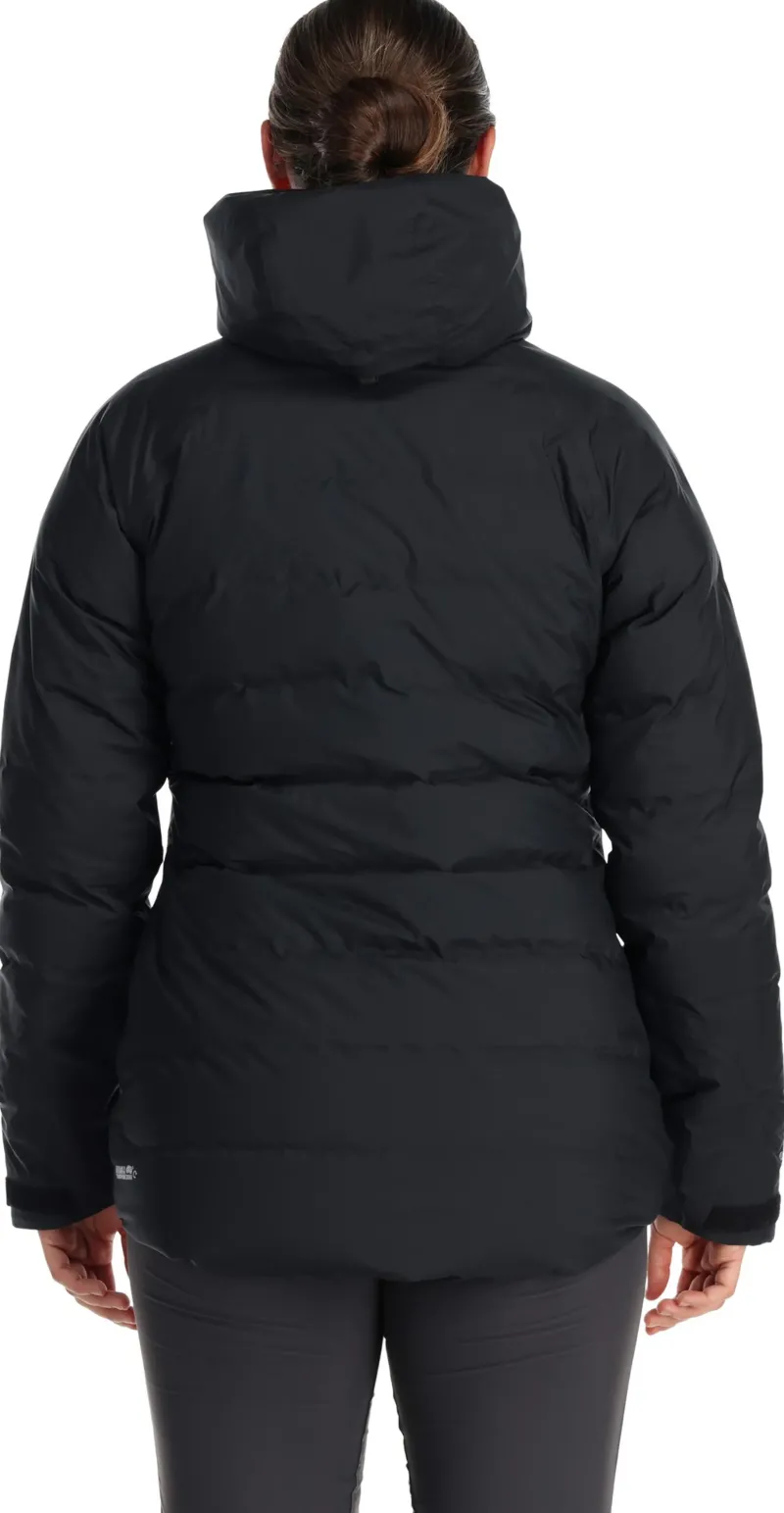 Rab Insulated Jackets-Womens Valiance Jacket - Black - Aquamarine