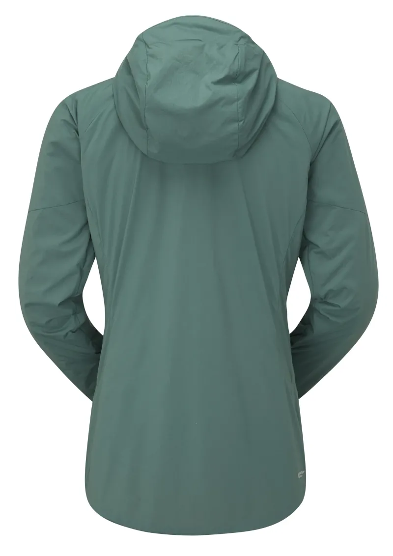 Rab Softshell Jackets-Womens Vapour-Rise Summit Jacket - Green Slate