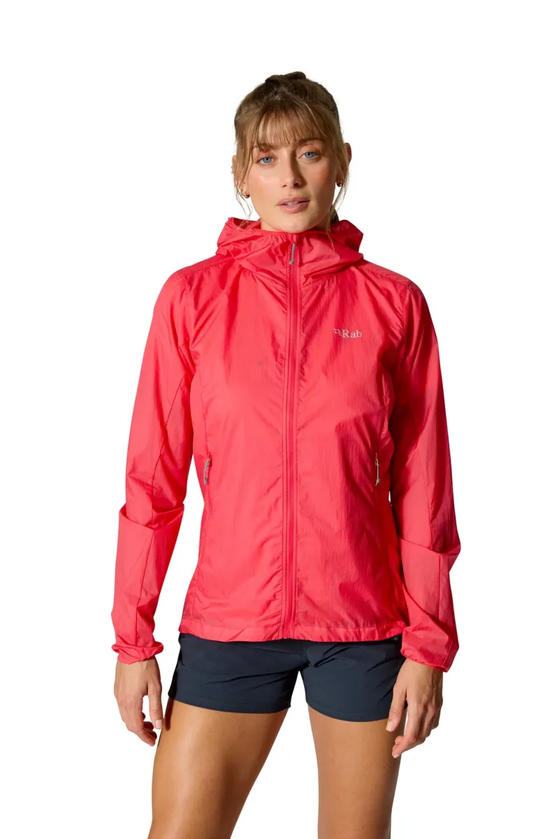 Rab Windshirts-Womens Vital Hoody - Hibiscus