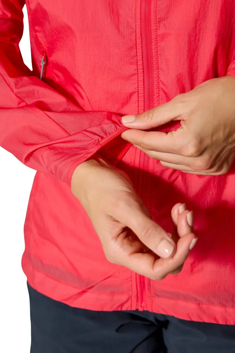 Rab Windshirts-Womens Vital Hoody - Hibiscus