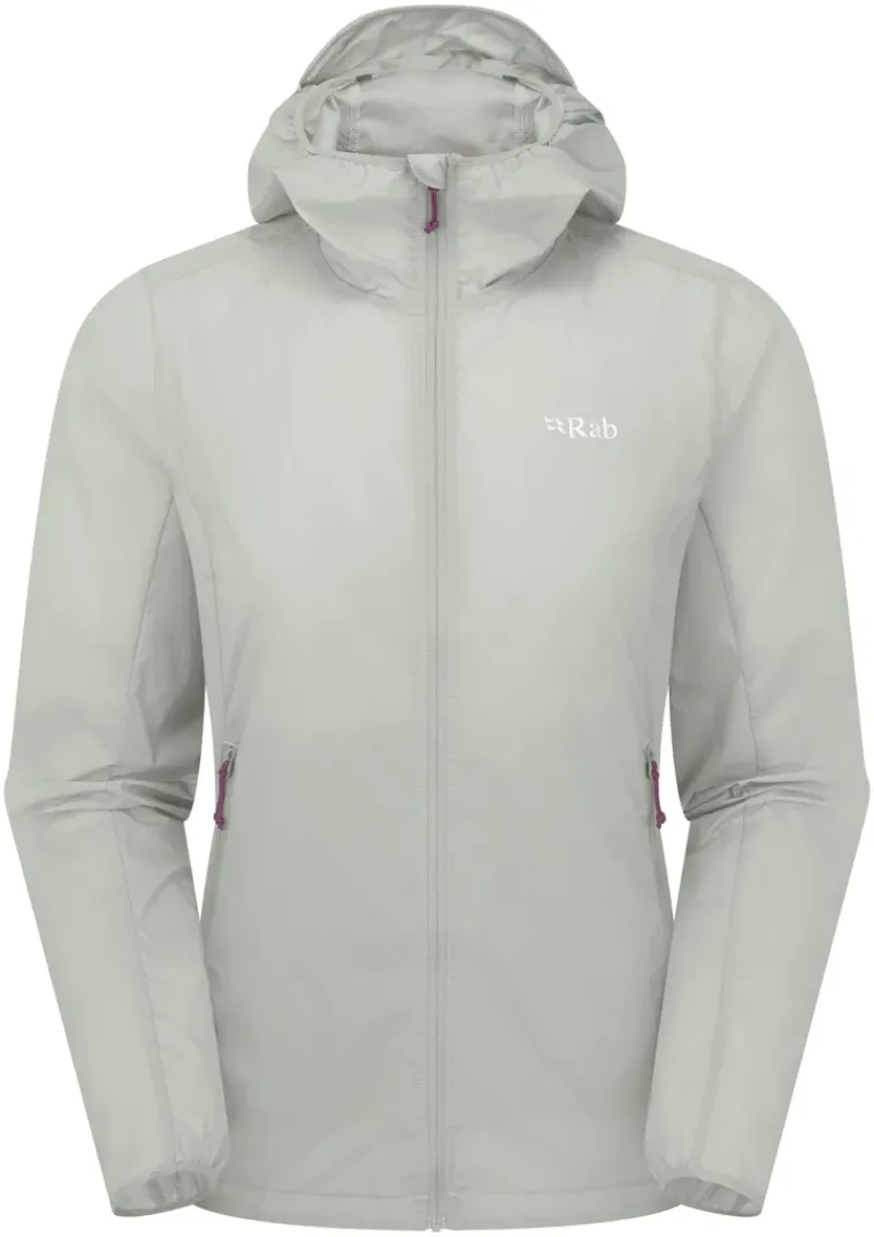 Rab Windshirts-Womens Vital Hoody - Light Zinc