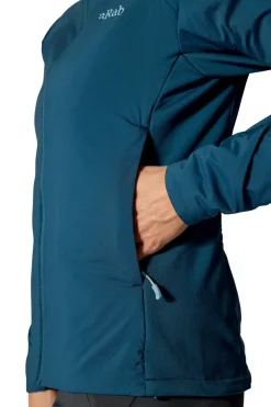Rab Insulated Jackets-Womens Xenair Alpine Flex Jacket - Tempest Blue