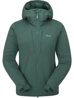Rab Insulated Jackets-Womens Xenair Alpine Jacket - Green Slate