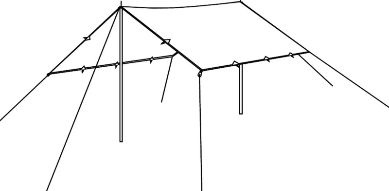 Robens Tarps & Shelters-Trail Tarp 3 x 3m