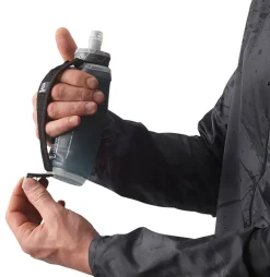 Salomon Water Bottles-Active Handheld Flask - Black-Slate Grey