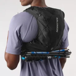 Salomon Fast & Light Rucksacks And Vests-ADV Skin 12 Running Vest Set - Black