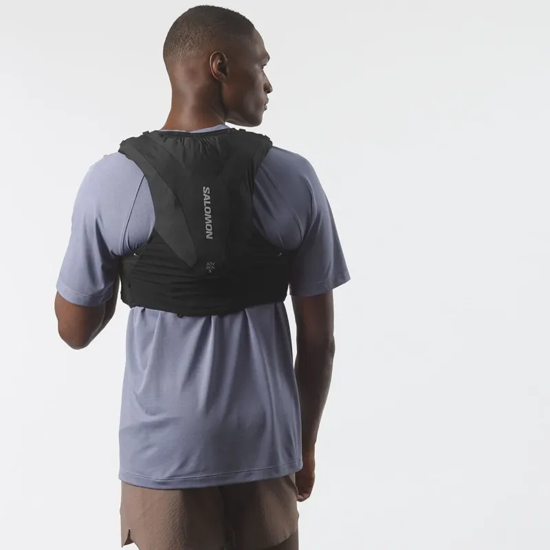 Salomon Fast & Light Rucksacks And Vests-ADV Skin 5 Running Vest Set - Black