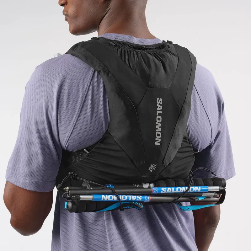 Salomon Fast & Light Rucksacks And Vests-ADV Skin 5 Running Vest Set - Black