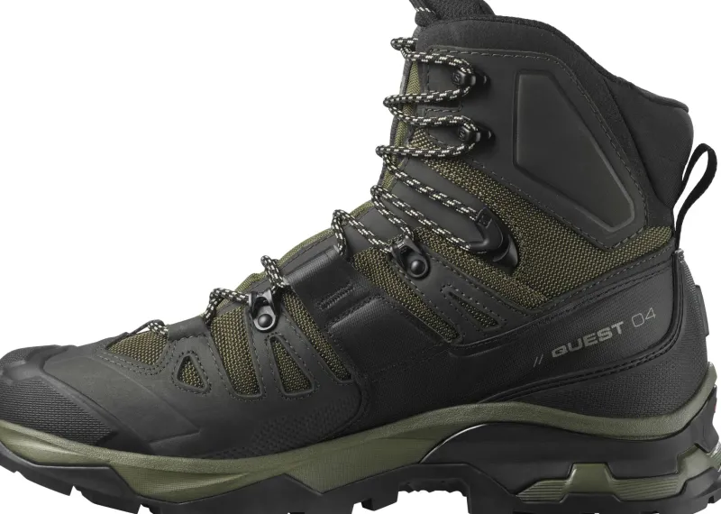 Salomon Hiking Shoes & Boots|Hiking Boots-Mens Quest 4 GTX Boots - Olive Night-Peat-Safari