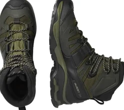 Salomon Hiking Shoes & Boots|Hiking Boots-Mens Quest 4 GTX Boots - Olive Night-Peat-Safari