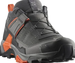 Salomon Hiking Shoes & Boots|Walking Shoes-Mens X Ultra 5 GTX Shoe - Asphalt-Castlerock-Burnt Ochre