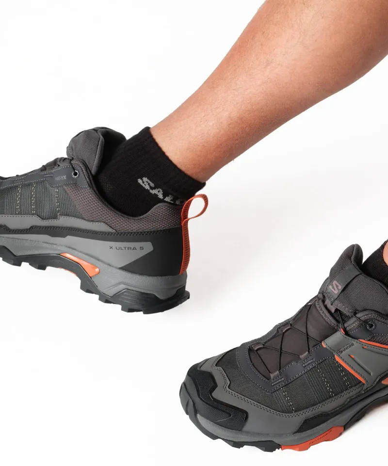 Salomon Hiking Shoes & Boots|Walking Shoes-Mens X Ultra 5 GTX Shoe - Asphalt-Castlerock-Burnt Ochre