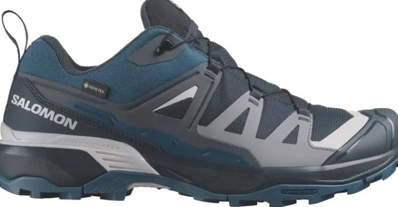 Salomon Hiking Shoes & Boots|Walking Shoes-Mens X Ultra 360 GTX Shoes - Carbon-India Ink-Deep Dive