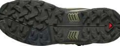 Salomon Hiking Shoes & Boots|Mid Height Boots-Mens X Ultra 5 Mid GTX Shoe - Peat-Gray Green-Blue Nights