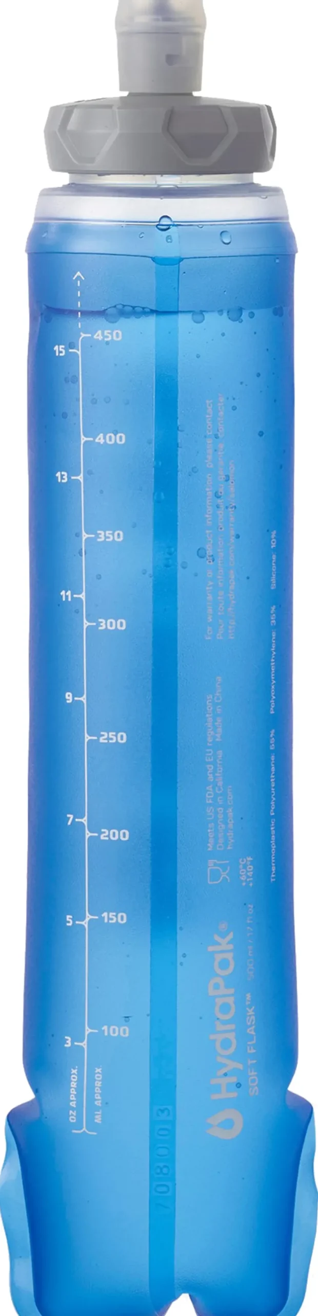 Salomon Water Bottles-Soft Flask - 500Ml - Clear Blue