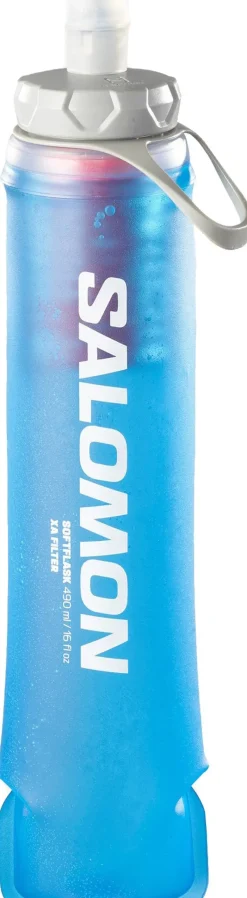 Salomon Water Bottles-Softflask XA Filter - 490Ml - Clear Blue