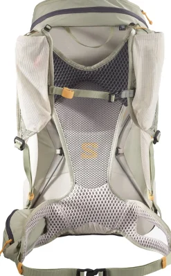 Salomon Day Packs-Womens Aerotrek 28 Rucksack - Seagrass-Silver Cloud-Nine Iron