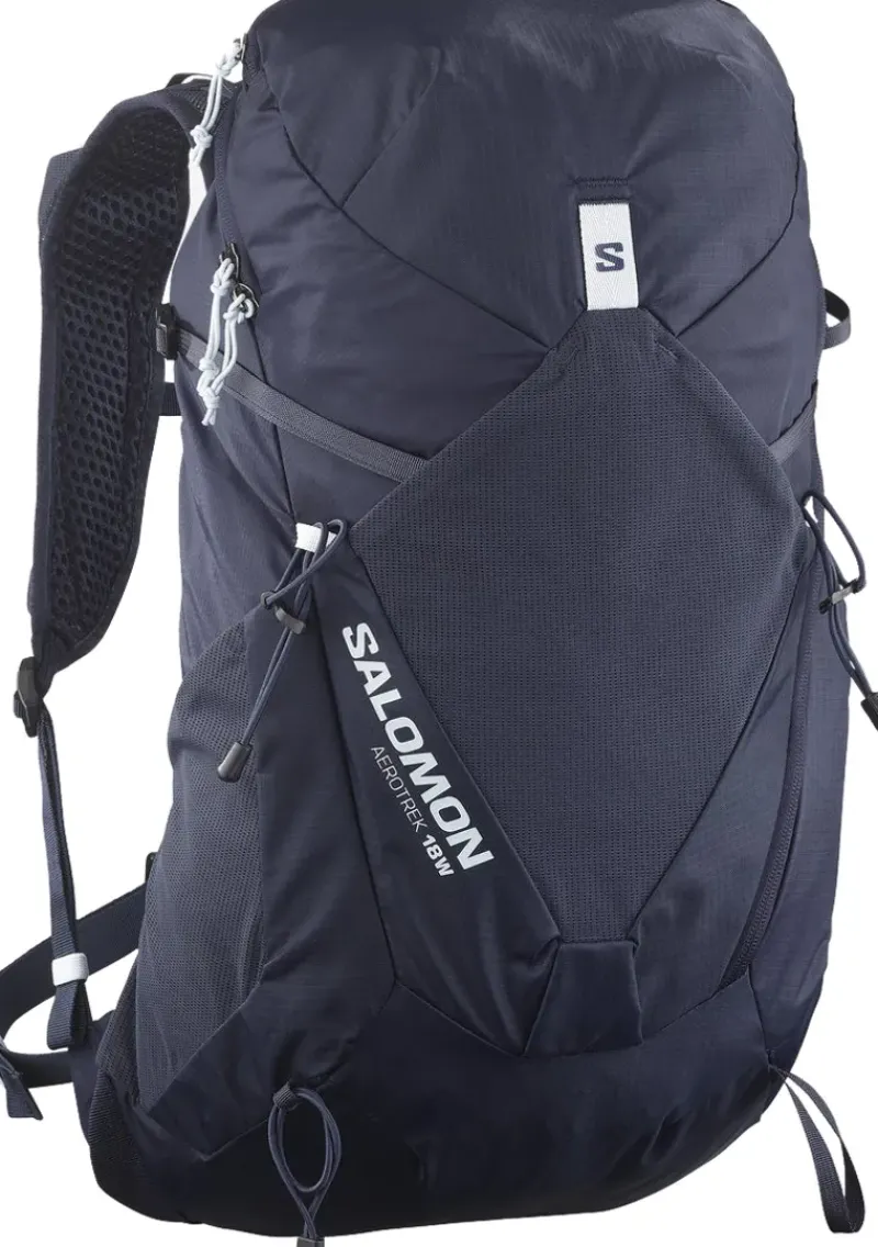Salomon Day Packs-Womens Aerotrek 18 Rucksack - Maritime Blue-Mood Indigo-Ballad Blue
