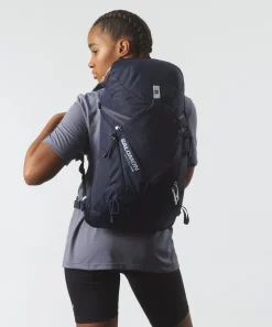 Salomon Day Packs-Womens Aerotrek 18 Rucksack - Maritime Blue-Mood Indigo-Ballad Blue