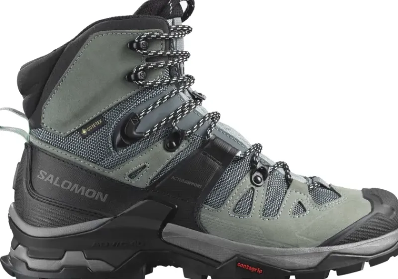 Salomon Hiking Shoes & Boots|Hiking Boots-Womens Quest 4 GTX Boots - Slate-Trooper-Opal Blue