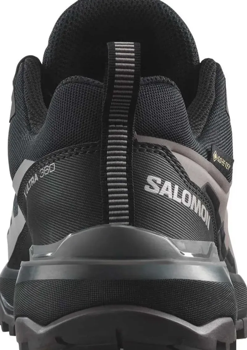 Salomon Hiking Shoes & Boots|Walking Shoes-Womens X Ultra 360 GTX Shoes - Black-Plum Kitten-Shale
