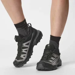 Salomon Hiking Shoes & Boots|Walking Shoes-Womens X Ultra 360 GTX Shoes - Black-Plum Kitten-Shale