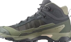 Salomon Hiking Shoes & Boots|Mid Height Boots-Womens X Ultra 5 Mid GTX Shoe - Turbulence-Sedona Sage-Tender