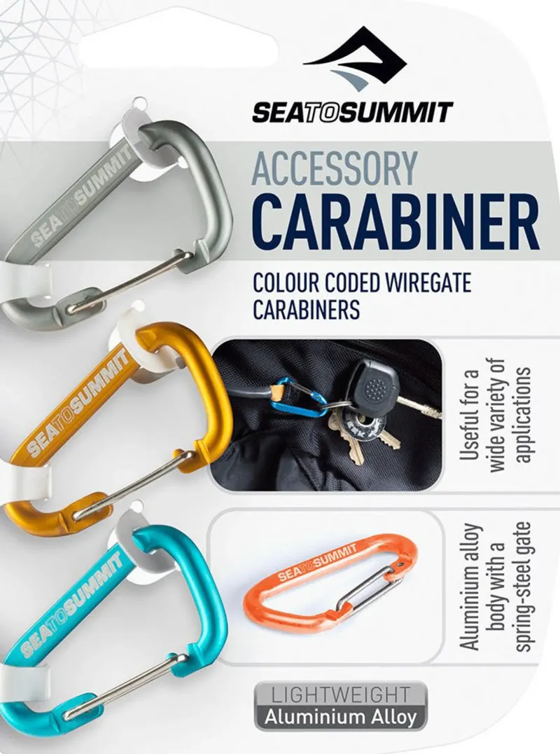 Sea To Summit Buckles & Straps-Accessory Carabiner Set - 3pcs