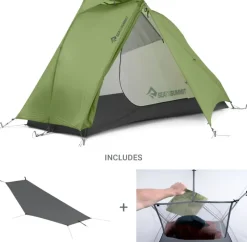 Sea To Summit Backpacking & Lightweight Tents-Alto TR1 PLUS Tent Package - Green