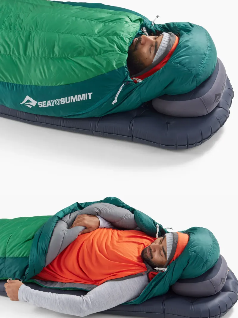 Sea To Summit Backpacking & Lightweight Sleeping Bags-Ascent -1C Down Sleeping Bag - Long