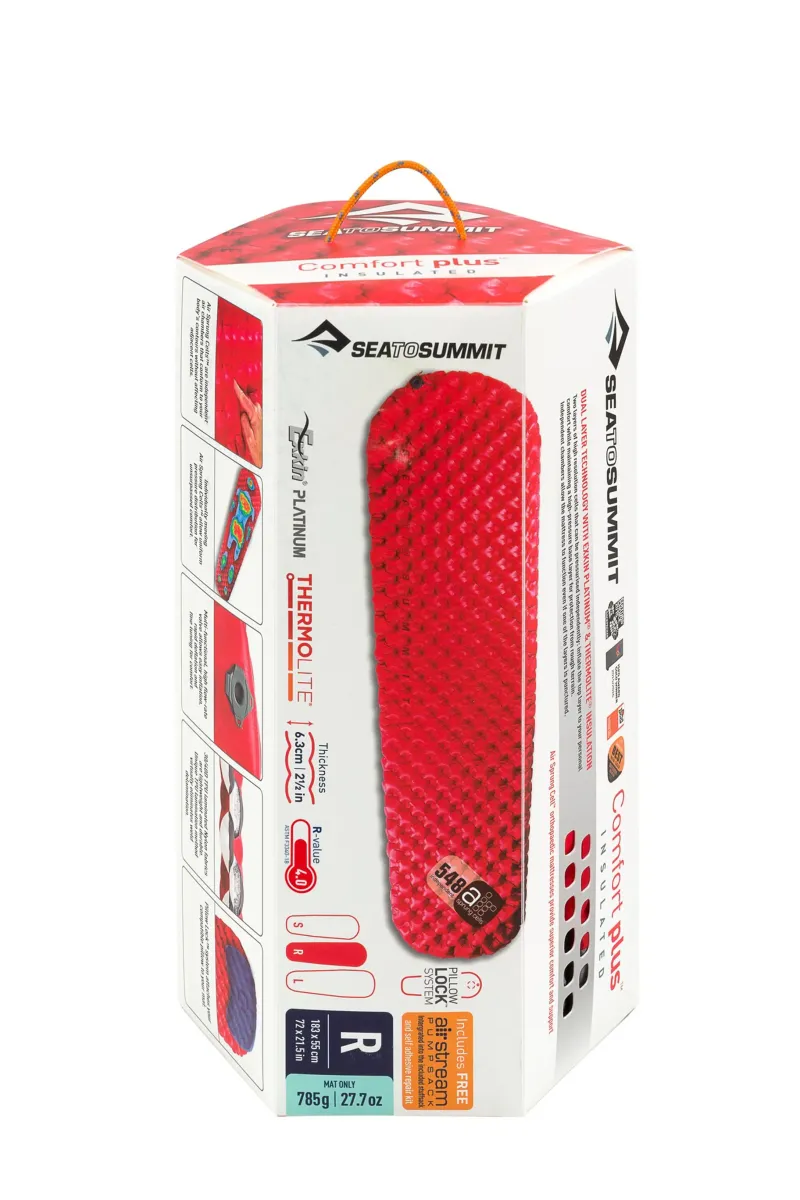 Sea To Summit Backpacking & Lightweight Sleeping Mats-Comfort Plus ASC Insulated Mat - Regular
