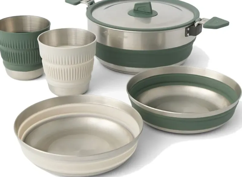 Sea To Summit Pots, Pans & Kettles-Detour Stainless Steel One Pot Cook Set - 5 Piece