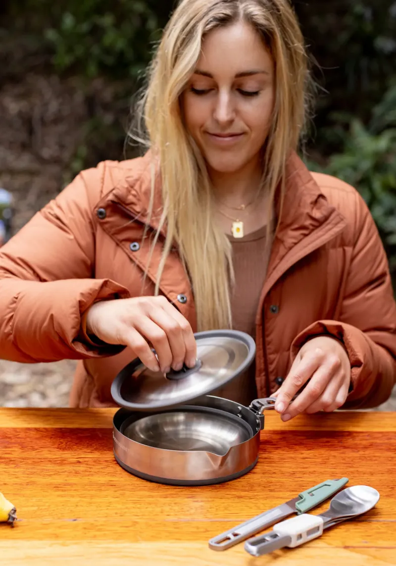 Sea To Summit Pots, Pans & Kettles-Detour Stainless Steel Collapsible Pouring Pot - 1.8L