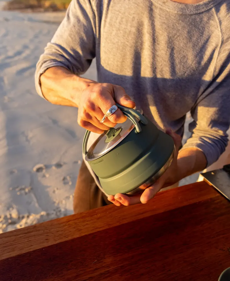 Sea To Summit Pots, Pans & Kettles-Detour Stainless Steel Collapsible Kettle - 1.6L