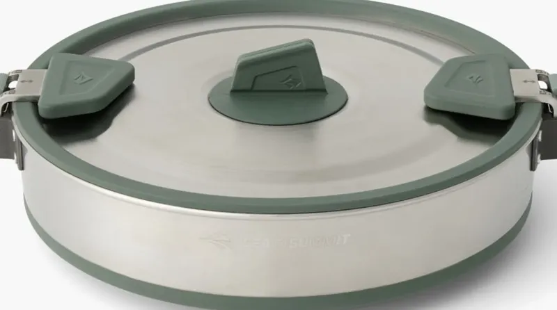 Sea To Summit Pots, Pans & Kettles-Detour Stainless Steel Collapsible Pot - 3L