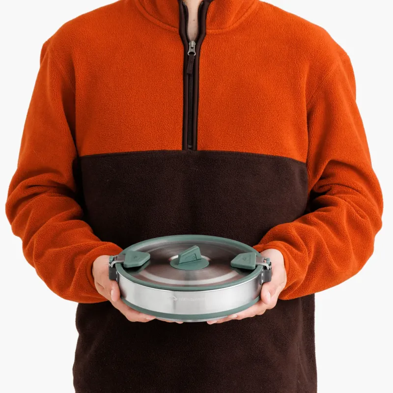 Sea To Summit Pots, Pans & Kettles-Detour Stainless Steel Collapsible Pot - 3L