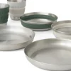 Sea To Summit Plates, Bowls, Cups & Utensils-Detour Stainless Steel Collapsible Dinnerware Set - 2P - 6 Piece