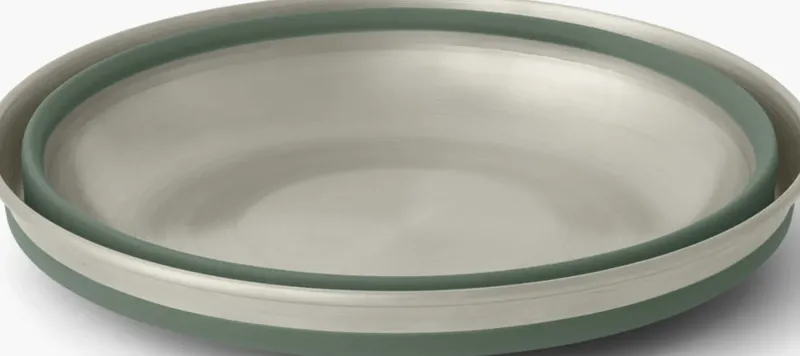 Sea To Summit Plates, Bowls, Cups & Utensils-Detour Stainless Steel Collapsible Bowl - M - Laurel Wreath