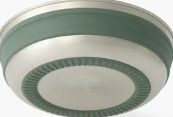 Sea To Summit Plates, Bowls, Cups & Utensils-Detour Stainless Steel Collapsible Bowl - M - Laurel Wreath