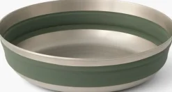 Sea To Summit Plates, Bowls, Cups & Utensils-Detour Stainless Steel Collapsible Bowl - L - Laurel Wreath