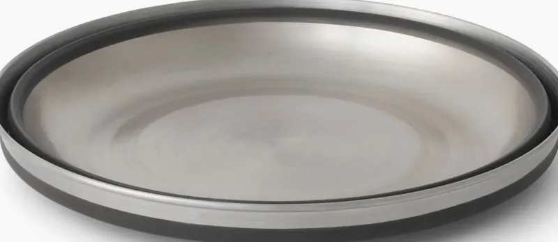 Sea To Summit Plates, Bowls, Cups & Utensils-Detour Stainless Steel Collapsible Bowl - L - Beluga