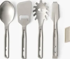 Sea To Summit Plates, Bowls, Cups & Utensils-Detour Stainless Steel Utensil Set - 4 Piece