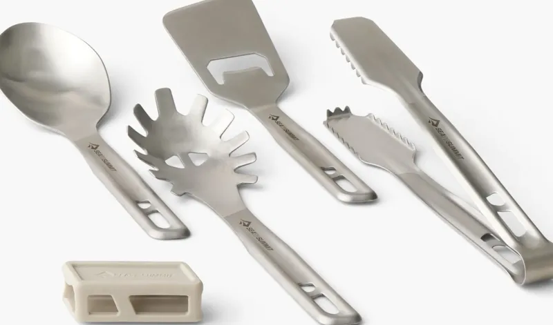 Sea To Summit Plates, Bowls, Cups & Utensils-Detour Stainless Steel Utensil Set - 4 Piece
