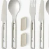 Sea To Summit Plates, Bowls, Cups & Utensils-Detour Stainless Steel Cutlery Set - 2P - 6 Piece
