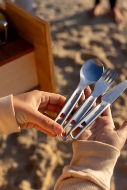 Sea To Summit Plates, Bowls, Cups & Utensils-Detour Stainless Steel Cutlery Set - 1P - 3 Piece
