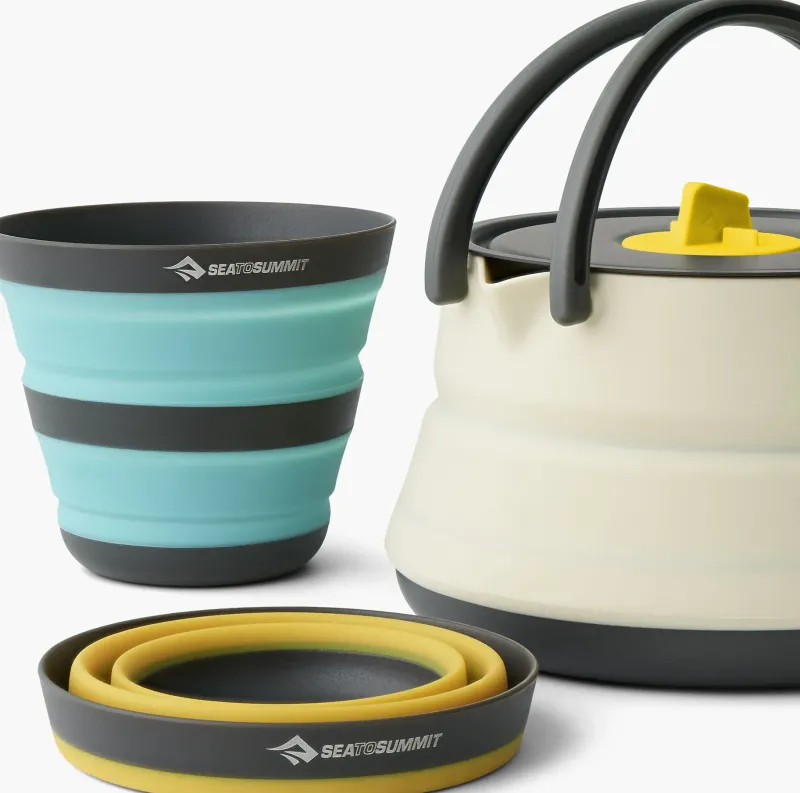 Sea To Summit Pots, Pans & Kettles-Frontier UL Collapsible Kettle Cook Set - 2P - 3 Piece